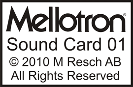 Mellotron Sound Card 01