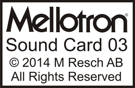 Mellotron Sound Card 03